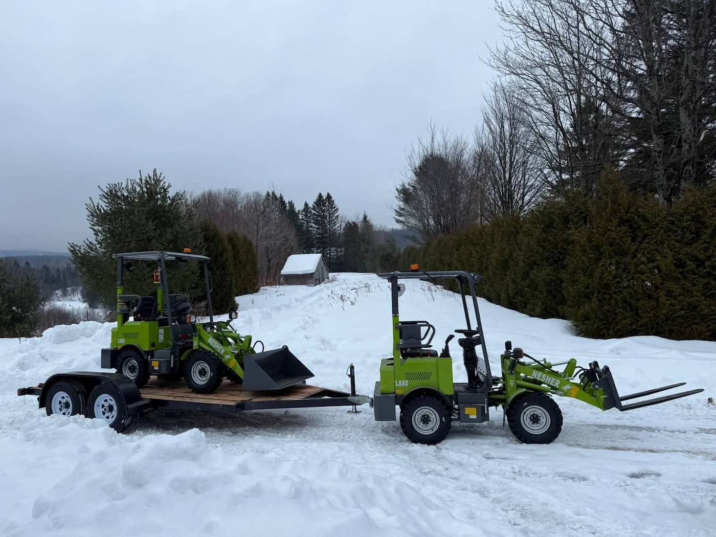 L880 electric wheel loader — Nesher Equipment